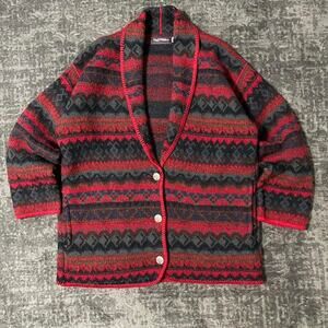 Vintage 90s Early Winters Aztec Cardigan coat
